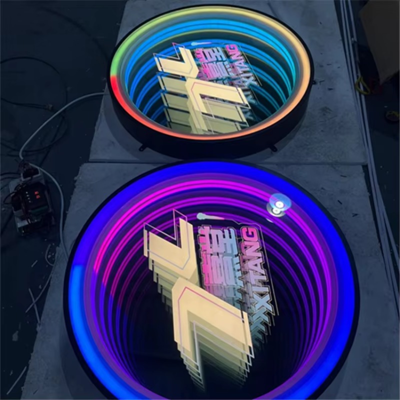 Customizable 3D LED Infinite M - Decorative Mirror recension och pris