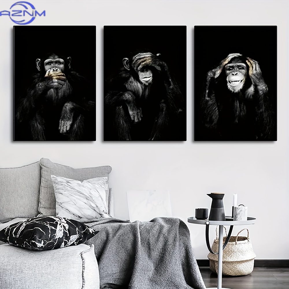 3pcs/set Big Size Unframed Ret - Abstract Canvas Set recension och pris